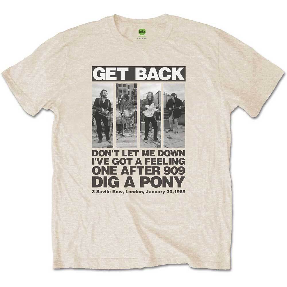 The Beatles - Rooftop Panels (T-Shirt) 2XL