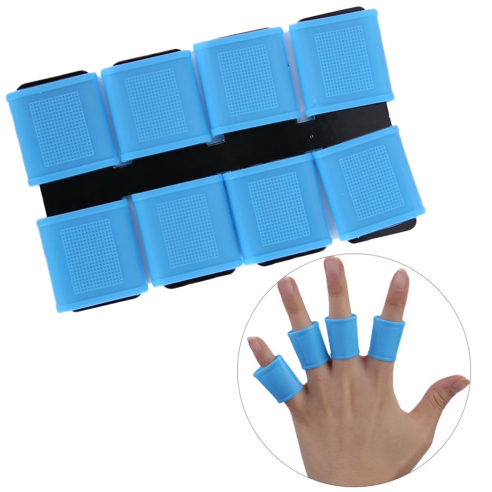 

8 шт. силиконовые противоскользящие эластичные чехлы для гольфистов на пальцы(зеленый)