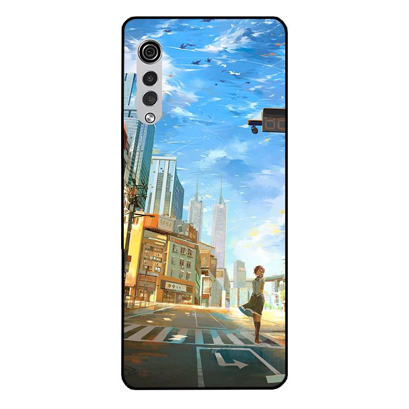 Para Capa LG Velvet Mármore Silicone Macio Capa Traseira para Celular LG Velvet 5G UW Para Capas LG Velvet 2 Pro / Velvet2 Pro Coque