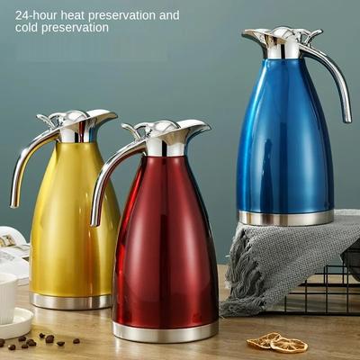 Nerezová ocel 304 vakuově izolovaná konvice evropského stylu domácí dvouvrstvá termoska konvice hotelová restaurace