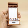 Miniature Coat Rack Ornament 1/12 Scale Dollhouse Furniture Lightweight Tiny Decor for Desktop Micro Landscape Ornament