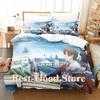 Unnamed Memory Bedding Set Single Twin Full Queen King Size Bed Set Adult Kid Bedroom Duvetcover Sets 3D Anime Bed Sheet Set