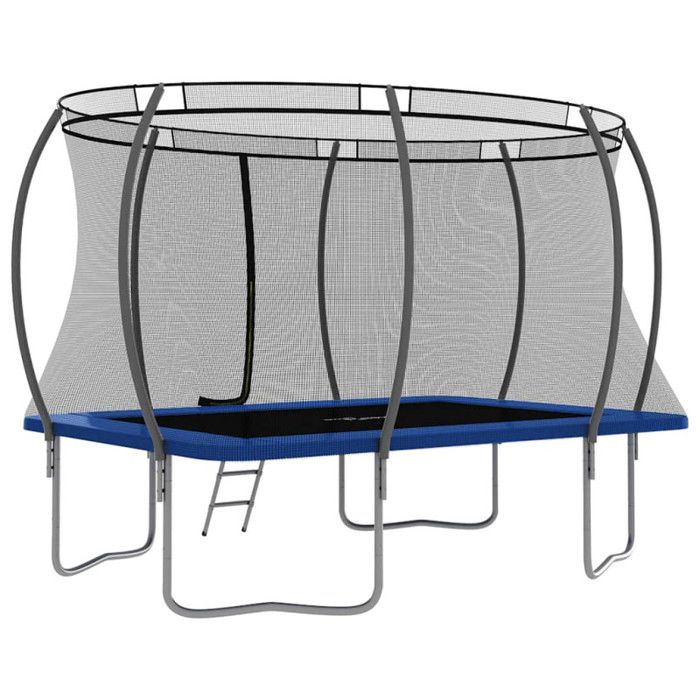 VidaXL Ensemble de trampoline rectangulaire 335x244x90 cm 150 kg