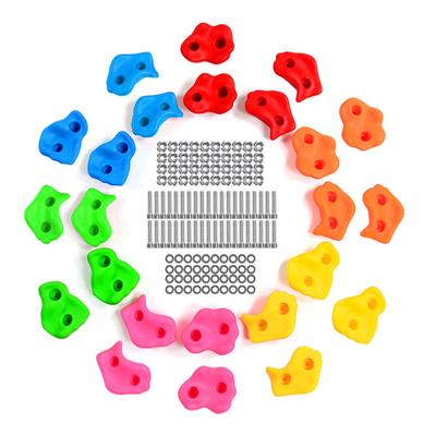 Kids Climbing Rock Climbing Wall Accessories With Screws Tree Tie Climbing Points Tree Climbing Rocks