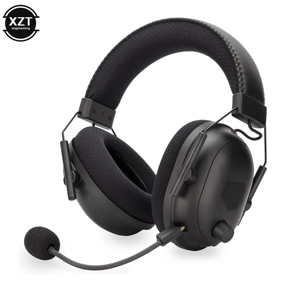 Mic Replacement for Razer BlackShark V2 and V2 Pro ES Wireless Headset 3.5mm Detachable Boom Microphone with Foam