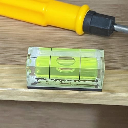 Cluoling Mini Levels, Pack of 4, Portable Level, Bubble Level, Bubble Layout Tool, Waterproof, Compact, High Precision, Inclination Measurement, Carpe