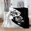 3D Chinese Tai Chi Bagua Yin Yang Soft Plush Blanket,Flannel Blanket Throw Blanket for Living Room Bedroom Bed Sofa Picnic Cover