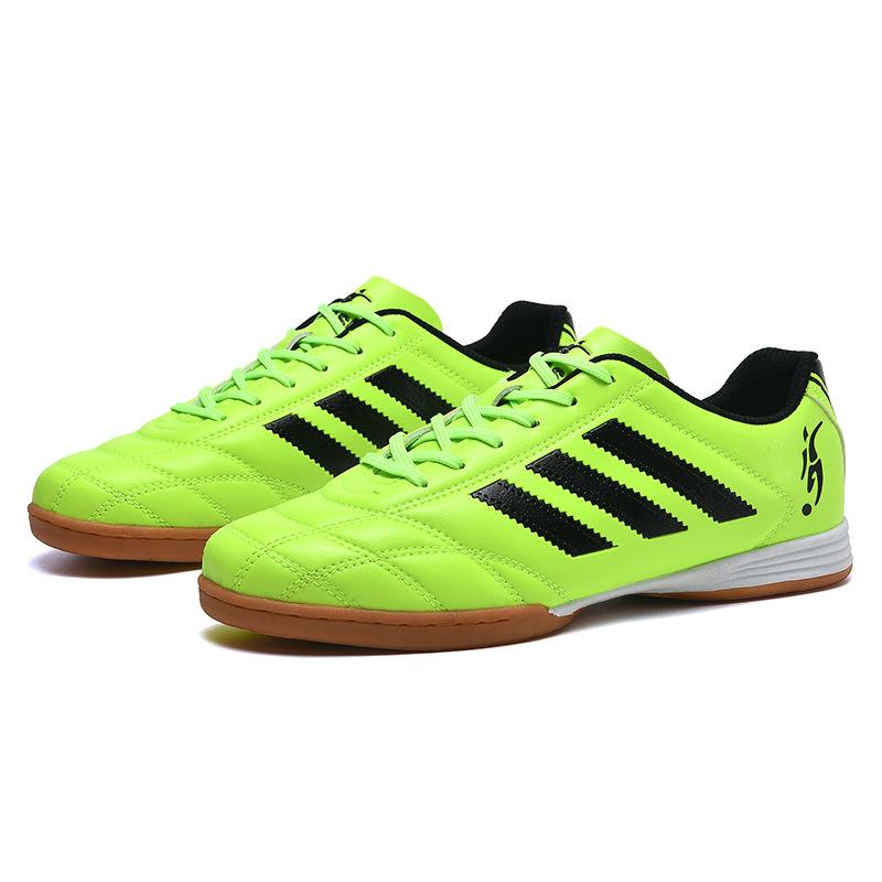 Proužkované sálové boty Protiskluzové Šněrovací Futsalové Tréninkové Tenisky