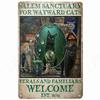Funny Black Cat Vintage Tin Sign Remember to Wipe Metal Poster Cat Retro Plate Hello Sweet Cheeks Bathroom Decor for Bar Cafe