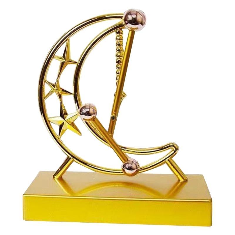 Administrator Desk Calm Rest Steel Sphere Motion Sculpture For Concentration Creativity Gift