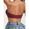 Spitzen-Trägerloser Bandeau-BH Unsichtbares Rückenfreies Bralette Für Damen