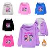 5025 Girls Kpop Zoey Mira Rumi Zoey Rumi Mira Print Casual Long Sleeves Velvet Warm Winter Jacket