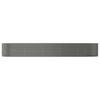 Raised Garden Bed Gray 447x140x68 Cm Galvanized Steel