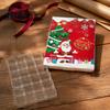 24 Slot Advent Calendar Christmas Countdown Gift Packaging Box, Xmas with Holiday Party Favors Slots, DIY Fillable Empty Present Storage Supplies