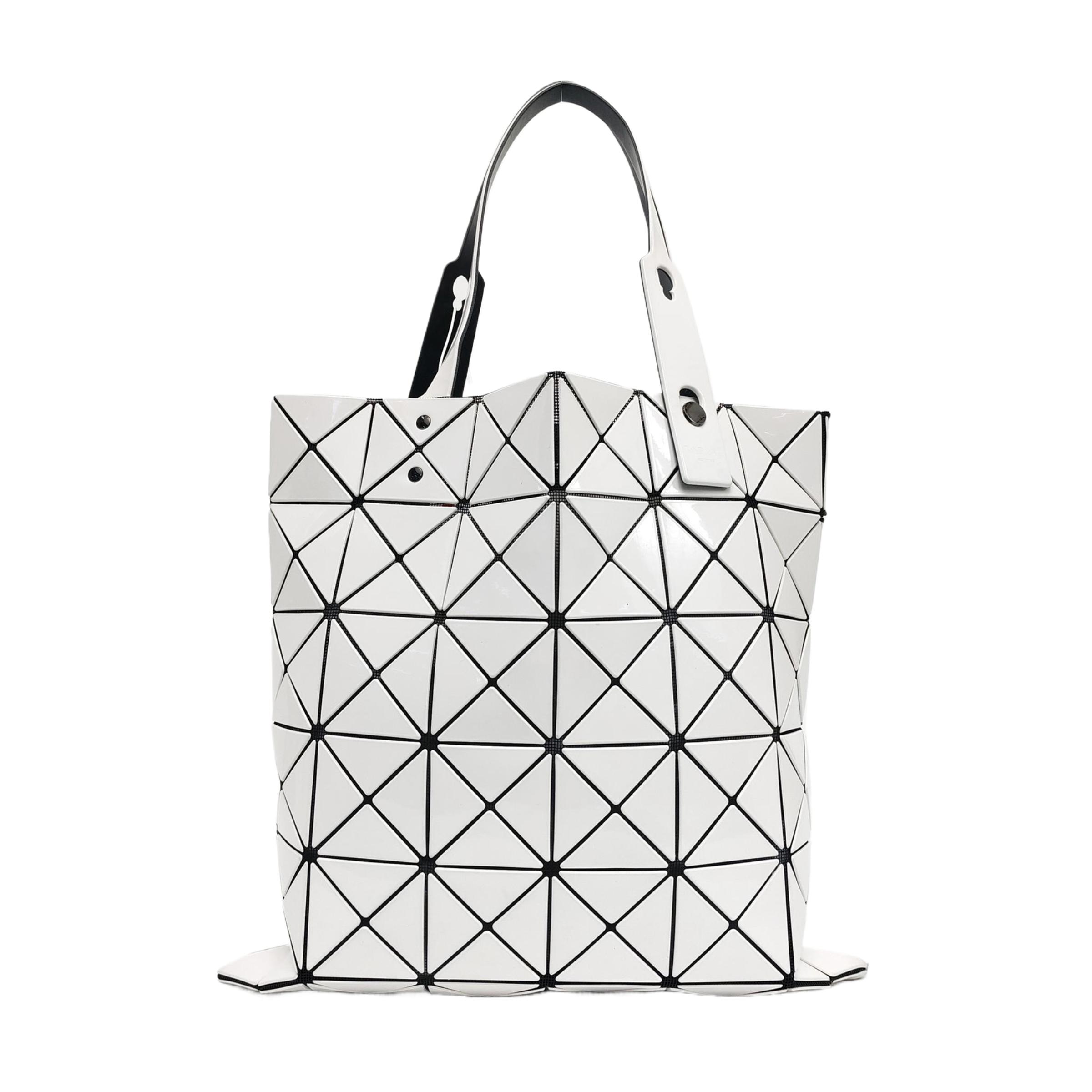 [Pre-Owned] Lucent White Special Material Geometric Tote Bag - Very Good #196YDEC ONE SIZE