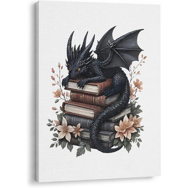 GTYNU Boho Aztec Western Cow Bull Skull Framed Canvas Wall Art Decor, Southwestern Wall Art Canvas Prints, Boho Bedroom Decor, Western Wall Decor for