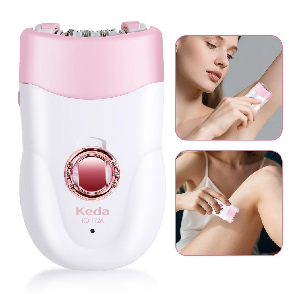 Épilateur Électrique pour Femmes Épilation Visage Corps Dame Bikini Jambes Bras Aisselles Épilateur Aisselles Rechargeable