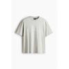 H M Loose FiT PrinTed T sHirT ligHT Gray soHo Ldn