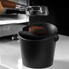 High Capacity Coffee Grounds Bin Thickened Plastic Construction Anti Tip Base Quiet Operation Kitchen Accessories