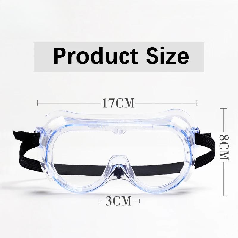 Eyeglasses Goggles Impact PC Chemical Splash Safety Personal Protection Impact Protection Labour Protection Eyeglasses