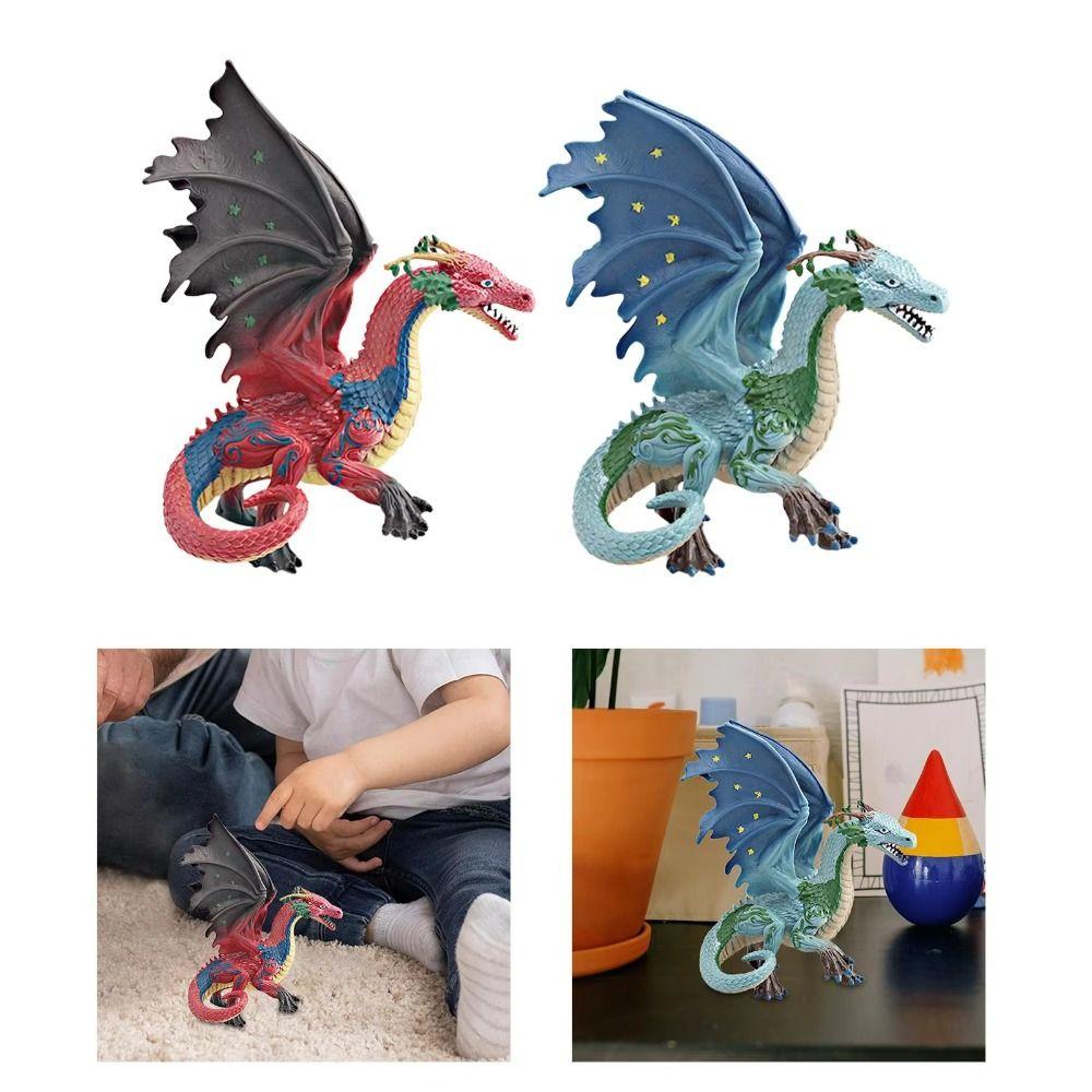 Handmad Dragon Mythical Creatures Toy PVC Dragon Animal Model Myth Dragon Figures  Children Toys