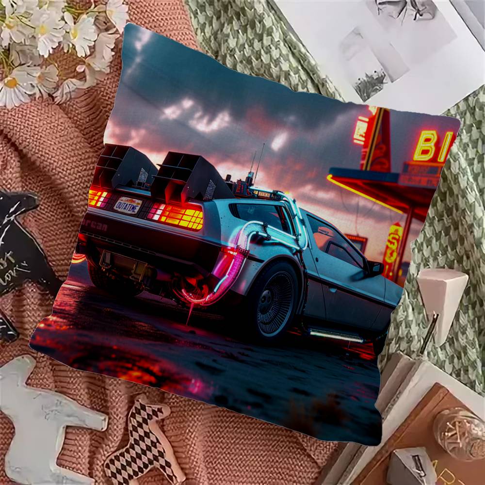 Classic Movie Clips Back To The Future Pillow Anime Pillow Sofa Bed Head Pillow Cover Cushion Cover 45x45 cm Fashion