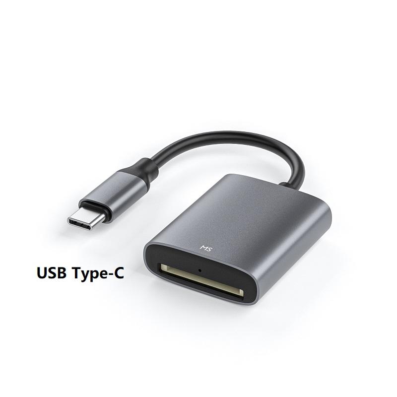 USB C MS Memory Stick Card Reader For MS PRO MS DUO, Adapter For iPhone 15 MacBook Tablet Old CCD Camera Photo Video Transfer
