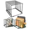 Piedini Antiscivolo Organizer Portateglie da Forno Organizer per Pentole da Cucina Con Porta Tagliere Stoccaggio Teglie per Organizzazione
