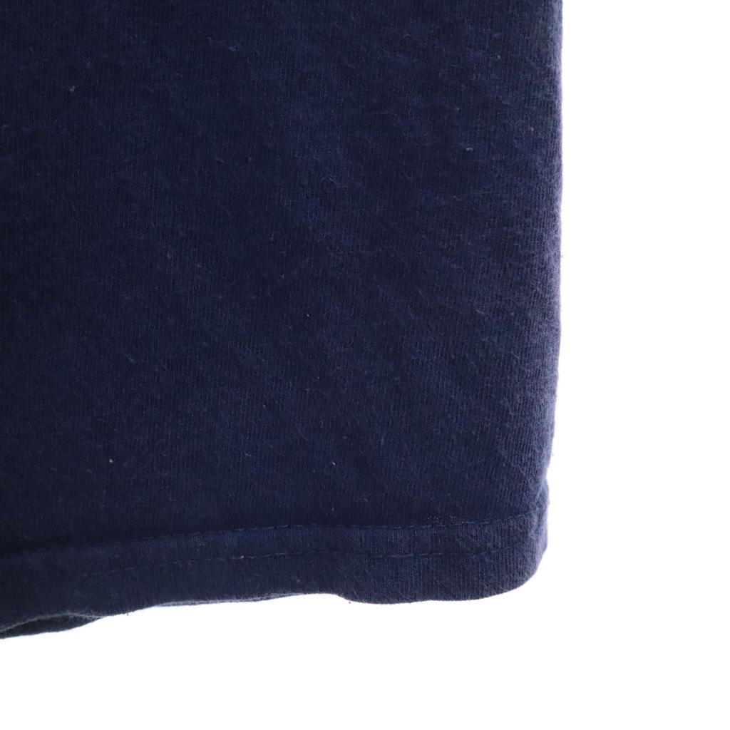 Harley Davidson Back Print BOURBON STREET Short Sleeve T-shirt XL Navy Men's Used