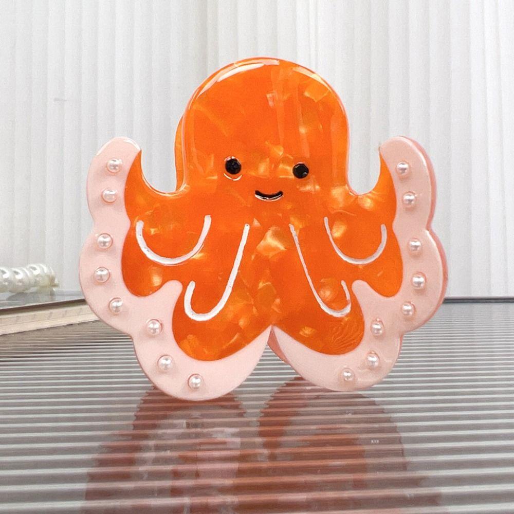 Korean Style Ocean Animal Hair Clip Acetic Acid Small Shark Clip Sea Creature Hair Claw Girls