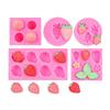 Fruit Strawberry Dessert Mousse Cake Mold Silicone Cake Decorations Reusable Baking Molds Kitchen Tools