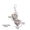 New Fashion Leopard Print Bag Charm Keychain Bow Shaped Heart Shaped Leopard Print Charm Keychain For Women Bag Trend Charm