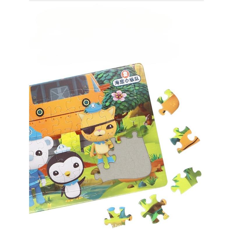Cartoon Octonauts Magnetic Puzzles Kids Toy Ornaments Anime Picture Action Figures Jigsaw DIY Toddler Toys