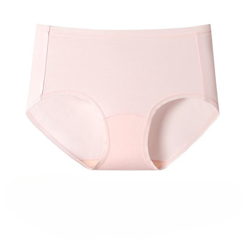 Modal Underwear Women's Medium and High Waist Pure Cotton Extended Crotch New Seamless Breathable Women's Briefs