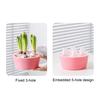 Hydroponic Bulbs Planter Pot Holes Tulip Bulbs Container Indoor Narcissus Flower with 46086 Plants Water Planting