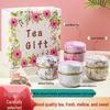 Goddess Festival Gift Box: Peach Osmanthus Oolong & Rose Black Tea in Small Iron Cans