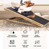 Dog Ramp for Couch Foldable Small Dog Ramp for Sofa 3 Levels Adjustable Height Portable Stable Pet Steps with Non-Slip Pad