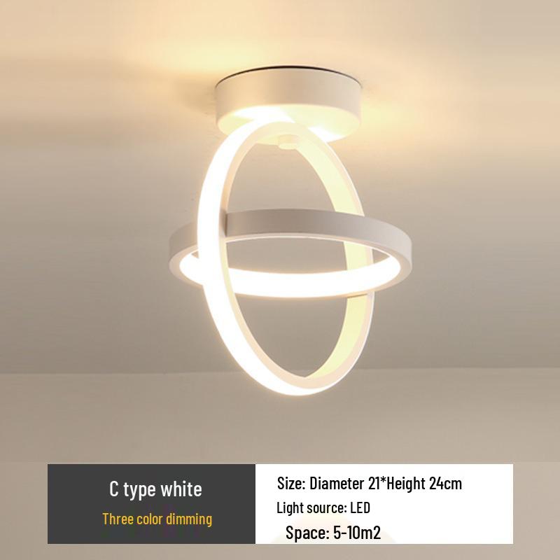 Kreative LED-Leuchten für Flur, Eingangsbereich, Veranda, Schlafzimmer, Wohnzimmer, Gang und Balkon - Modernes, schlichtes und stilvolles Design