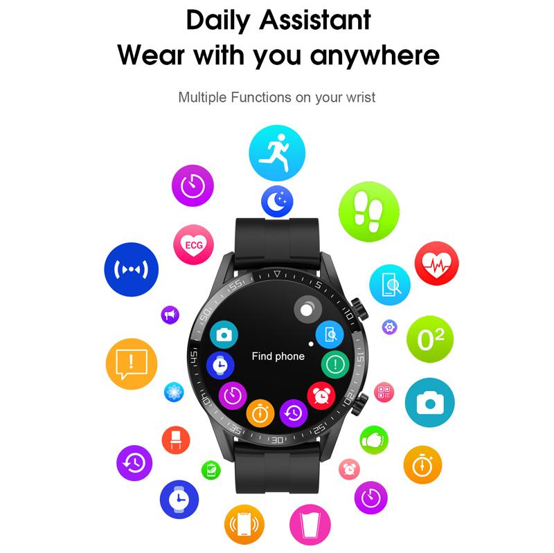 Smart Watch Men Thermometer ECG Smart Watch IP68 Waterproof Blood Pressure Smartwatch Reloj Inteligente For Huawei Xiaomi