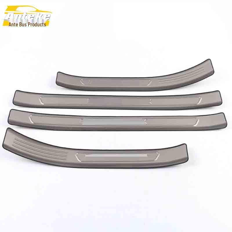 Equinox Stainless Steel Anti-Scratch Sill and Welcome Bumper Scuff Strip