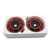 2PCS Car Super Loud Horns Red/Black Car Motorcycle Electric Blast Tone Air Horn Kit 12V 115DB Horn Speaker Horns Universal