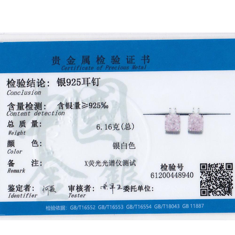 Gica Gema 925 Sterling Silver 9*10mm Zircon Stud Earrings Unique Design Romantic Fine Jewelry Wedding Party Gifts