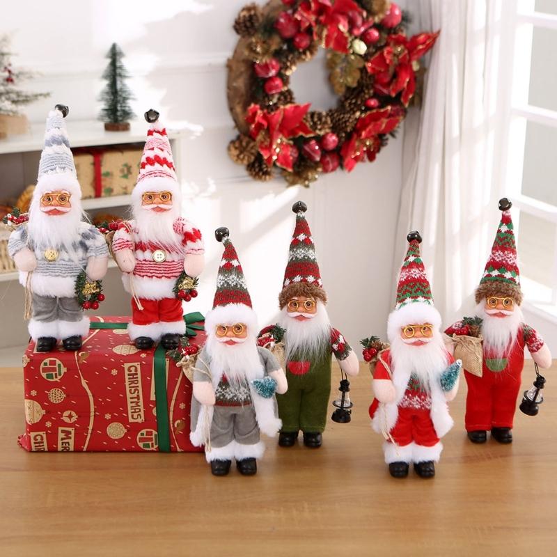 Weihnachtsmann-Puppen, stehende Weihnachtsmann-Figuren, Kinderspielzeug, Geschenke