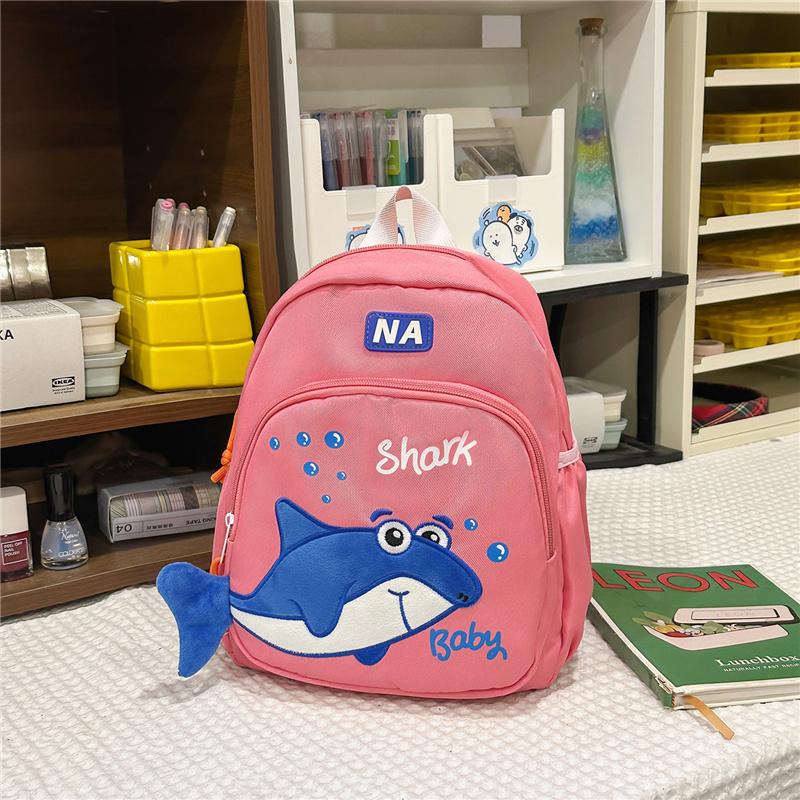 Children's Shark Backpack Lightweight Large Capacity Schoolbag