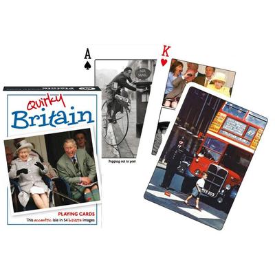 Skurrile britische Spielkarten