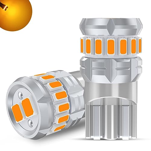 

GOSHIMI 12 В-24 В автомобильный T10 светодиодный янтарный супер яркий встроенный компенсатор габаритный фонарь/фонарь подсветки номерного знака/лампочка салона светодиодный чип высокой яркости 18 шт.