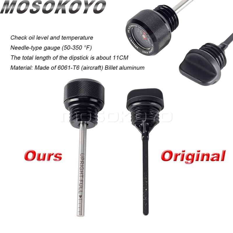 Motorcycle Oil Temperature Dipstick Gauge For Harley Pan America 1250 S RA1250 RA1250S Sportster S RH1250S Nightster 975 RH975