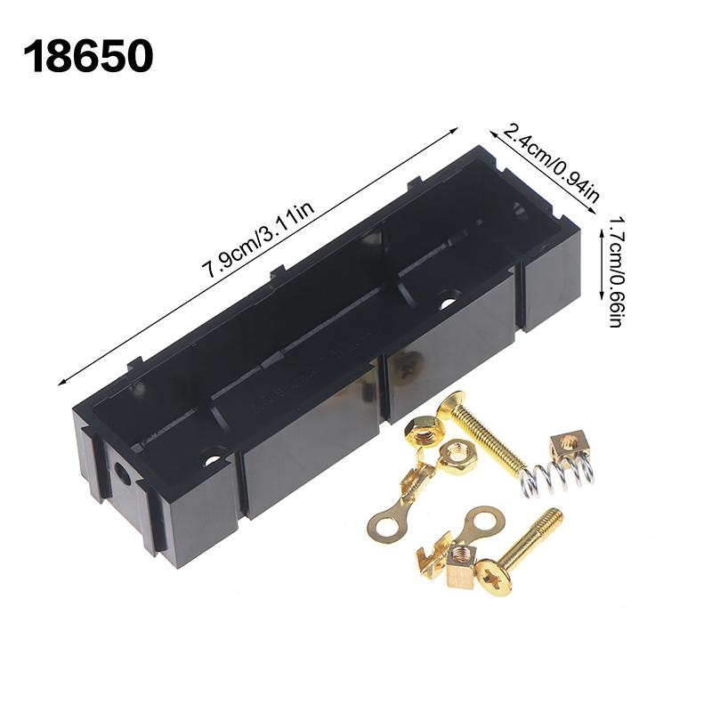 

Convertible Battery Compartment /21700/18650 Case/ Solderless Lithium Battery Housing with High-Current Copper Stud