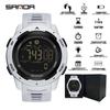 Sanda Multifunction Teen Sports Watch: Calorie Counter, Single Display, Pedometer, Waterproof.