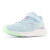 New Balance Fresh Foam Arishi V4 Bungee Lace Top Strap Little Kid Blue Lilac Glow Kids Sneakers Green-Aura PAARIBL4